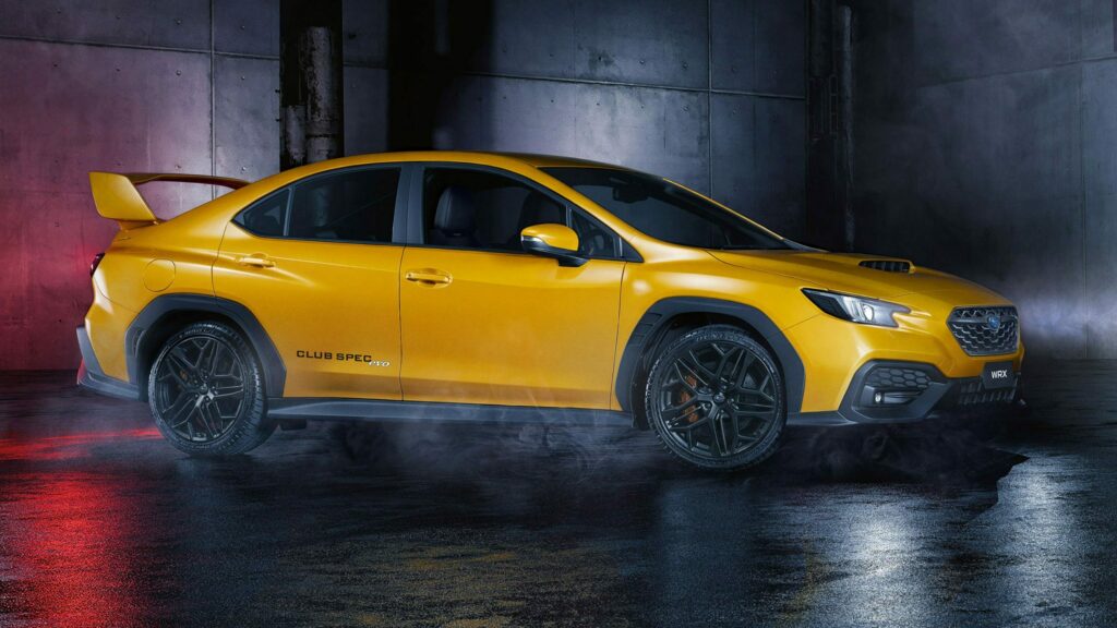 Subaru випускає лімітовану версію WRX Club Spec Evo