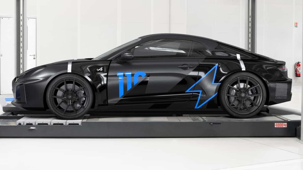 Alpine представила прототип електричного спорткара A110 Future на новій платформі