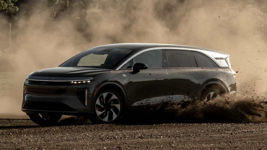 Американський бренд Lucid представив 1070-сильний електричний кросовер Gravity GT-S