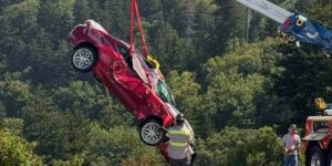 Масштабна евакуація в США: культовий Chevrolet Camaro зірвався у 60-метрову прірву в національному парку
