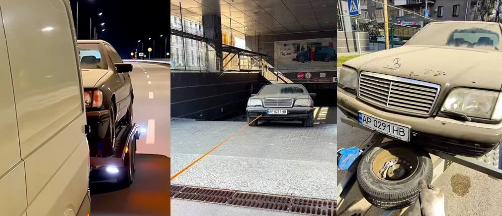 Mercedes S600 W140, який простояв на паркінгу шість років